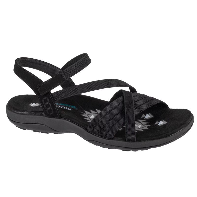Skechers Reggae Slim - Summer Heat Sandals Black női Szandál 163116-BBK