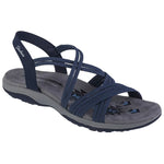 Skechers Reggae Slim Turn It Up Női Utcai Cipő Sötétkék 163117-NVY