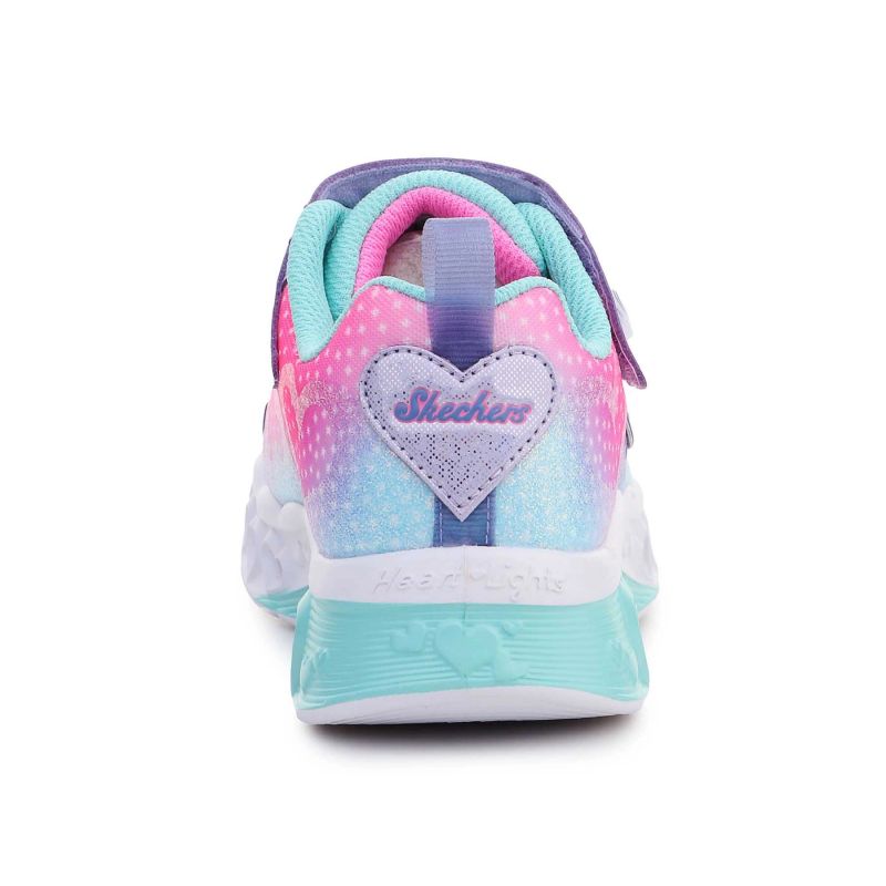 Skechers S Lights Flutter Heart Lights Jr 302315-LVMT Cipő - Sportmania.hu
