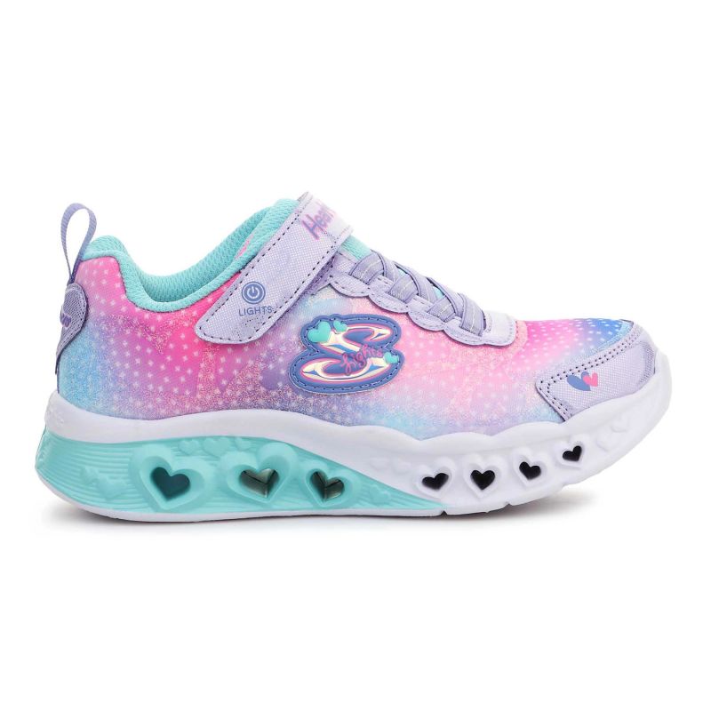 Skechers S Lights Flutter Heart Lights Jr 302315-LVMT Cipő - Sportmania.hu