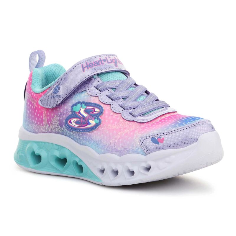 Skechers S Lights Flutter Heart Lights Jr 302315-LVMT Cipő - Sportmania.hu