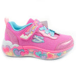 Skechers S Lights LED Children's Sports for Girls with Velcro cipő gyerek