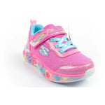 Skechers S Lights LED Children's Sports for Girls with Velcro cipő gyerek