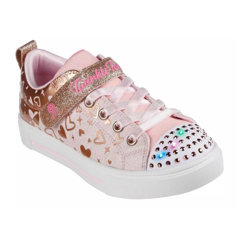 Skechers S Lights® Twinkle Sparks Heather Charm Jr Lt Shoes gyerek 314787L-LPRG