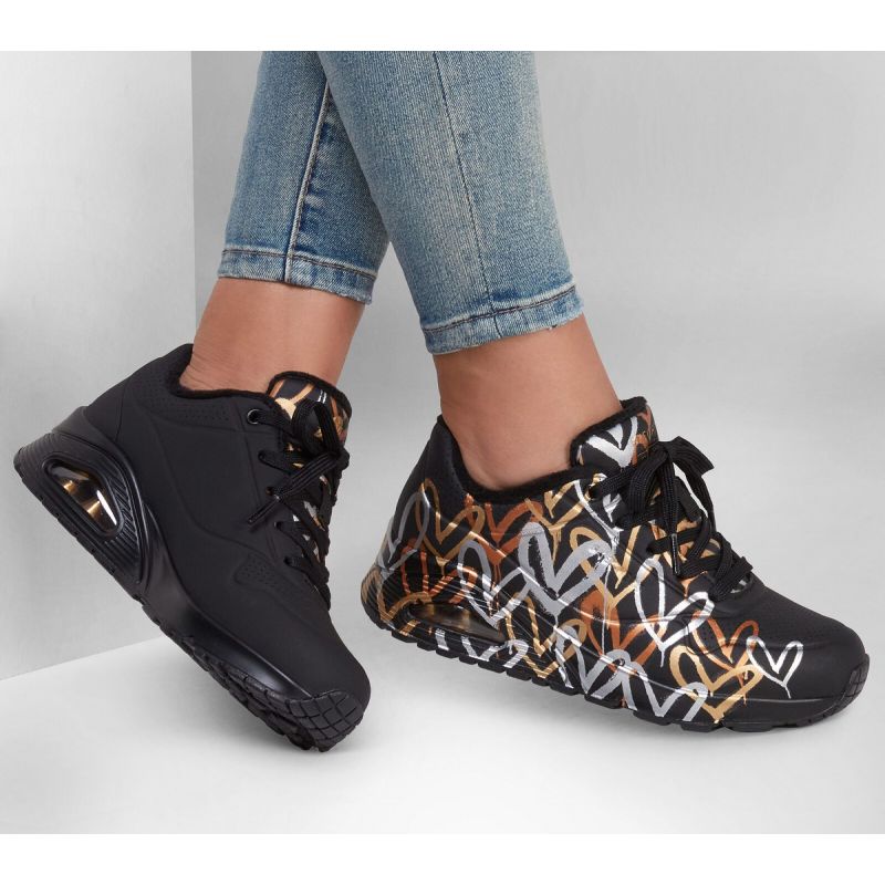 Skechers Shoes Skechers Uno Metallic Love W 155523/BKGD Cipő - Sportmania.hu