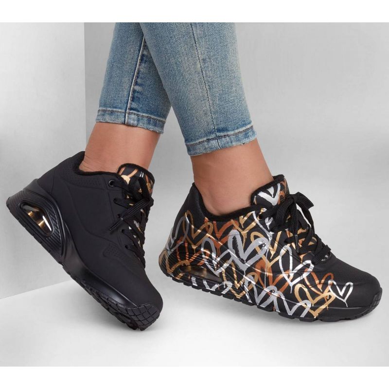 Skechers Shoes Skechers Uno Metallic Love W 155523/BKGD Cipő - Sportmania.hu