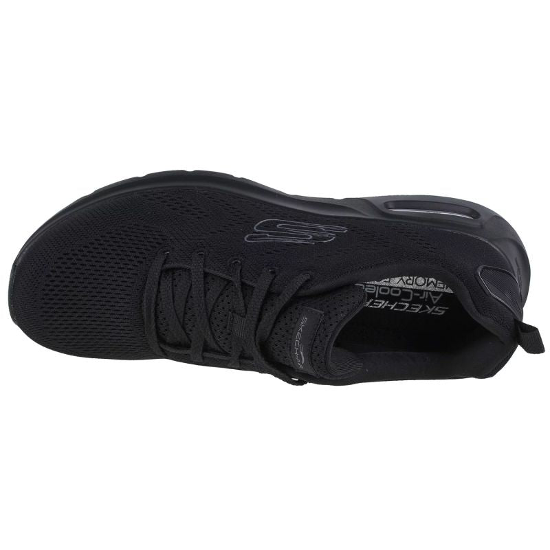 Skechers Skech-Air Court Férfi Utcai Cipő - Fekete 149948-BBK