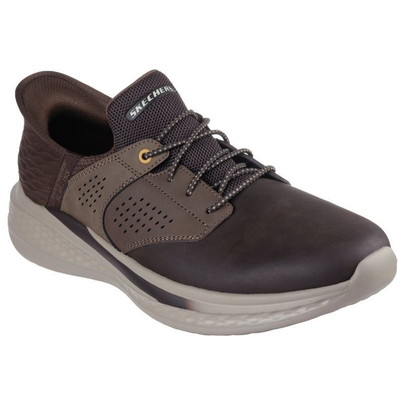Skechers Slade shoes - Macklin M férfi Túracipő 210890CHOC