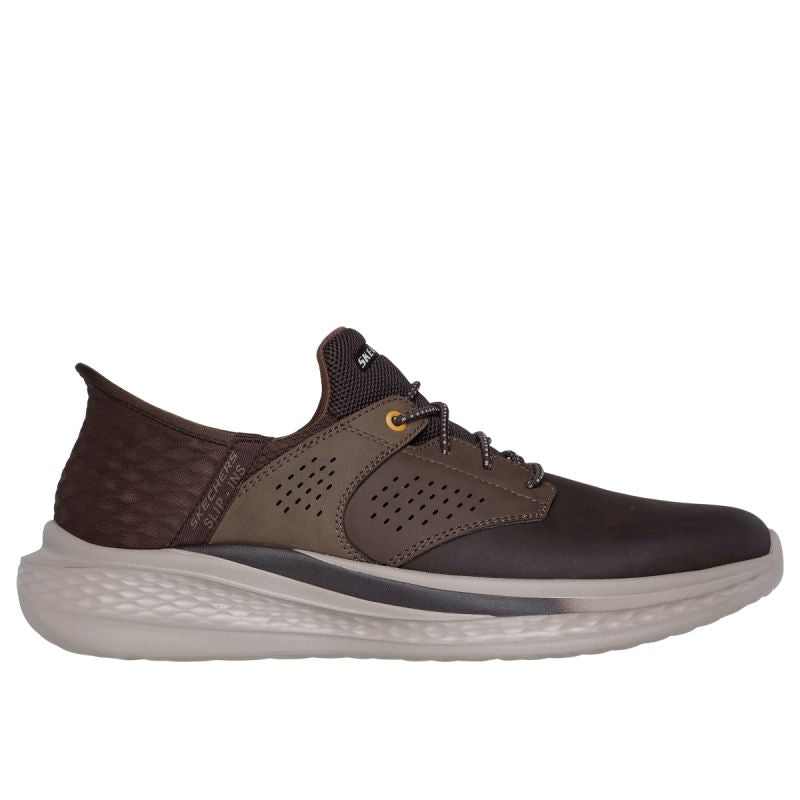 Skechers Slade shoes - Macklin M férfi Túracipő 210890CHOC