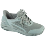 Skechers Slip-Ins Bobs Geo Lite Női Utcai Cipő - Sage Green 117413-SAGE