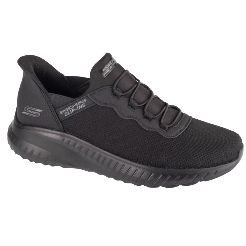 Skechers Slip-Ins BOBS Sport Squad Chaos Férfi Sportcipő - Fekete 118300-BBK