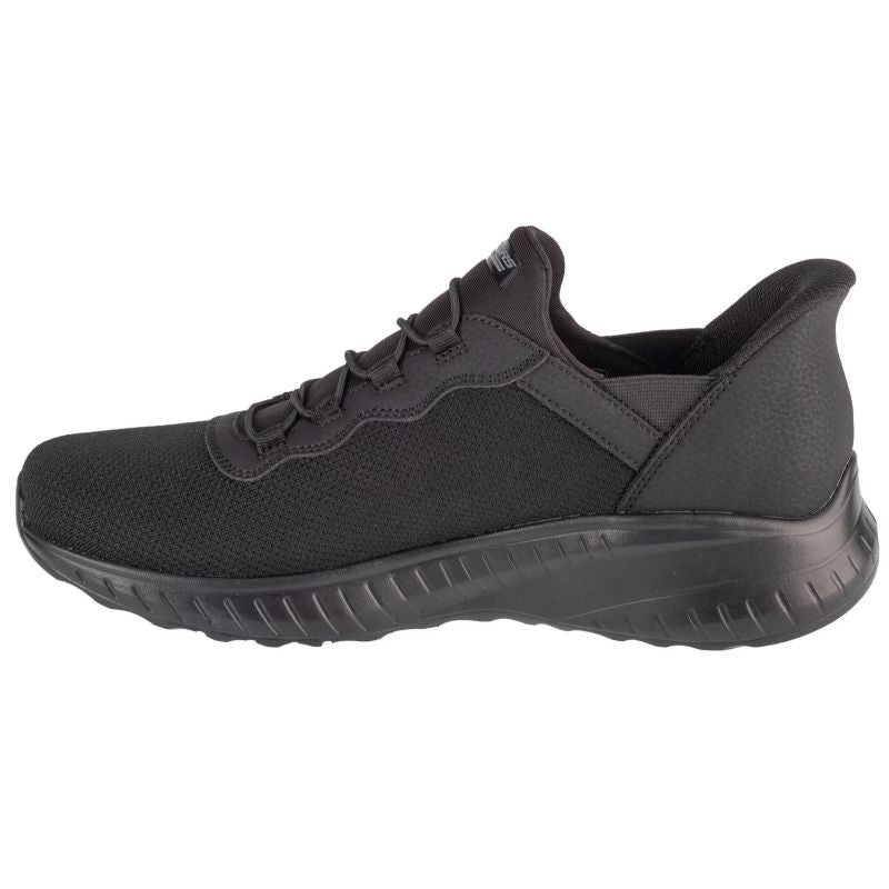 Skechers Slip-Ins BOBS Sport Squad Chaos Férfi Sportcipő - Fekete 118300-BBK