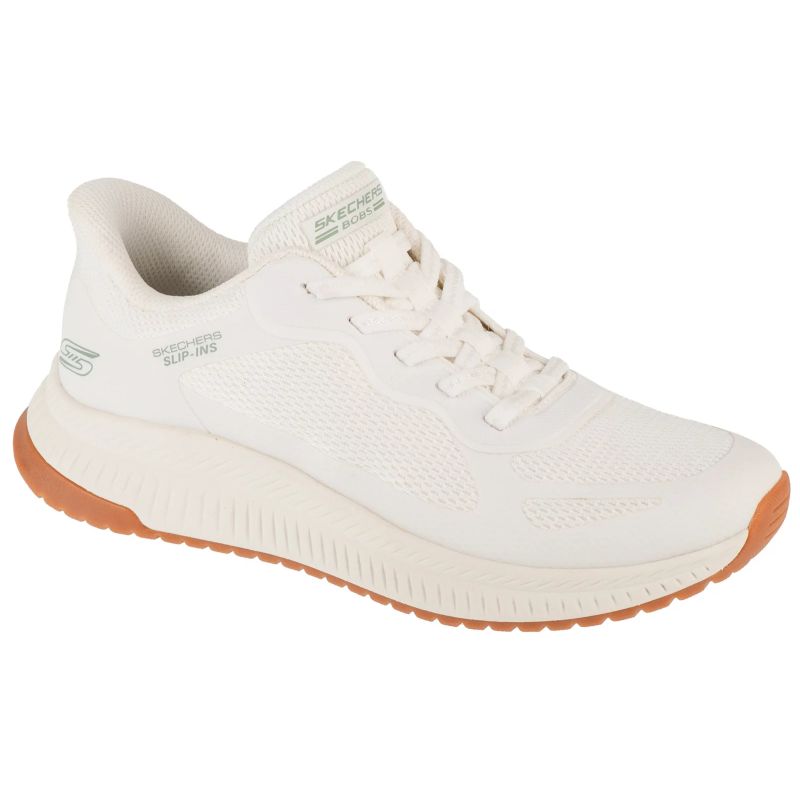 Skechers Slip-Ins Bobs Squad 4 Férfi Utcai Cipő - Fehér 117624-WHT