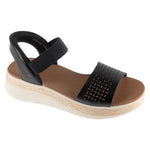 Skechers Slip-Ins: Bobs Sun Ray Black Size fekete utcai cipő 114415-BLK