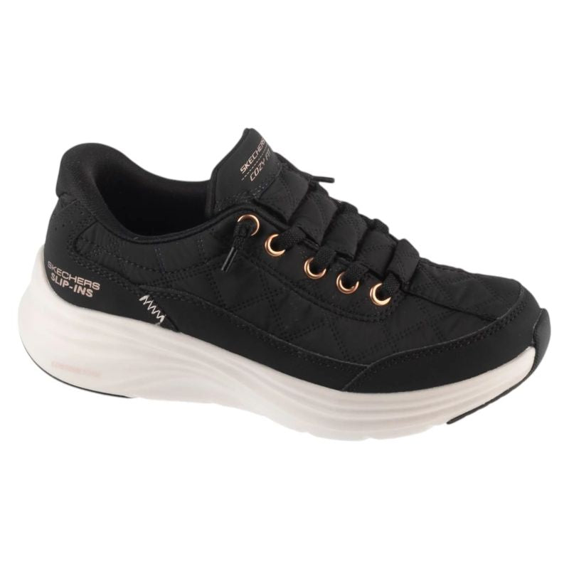 Skechers Slip-ins Contour Foam – Cozy Fit Black, Size utcai cipő, fekete