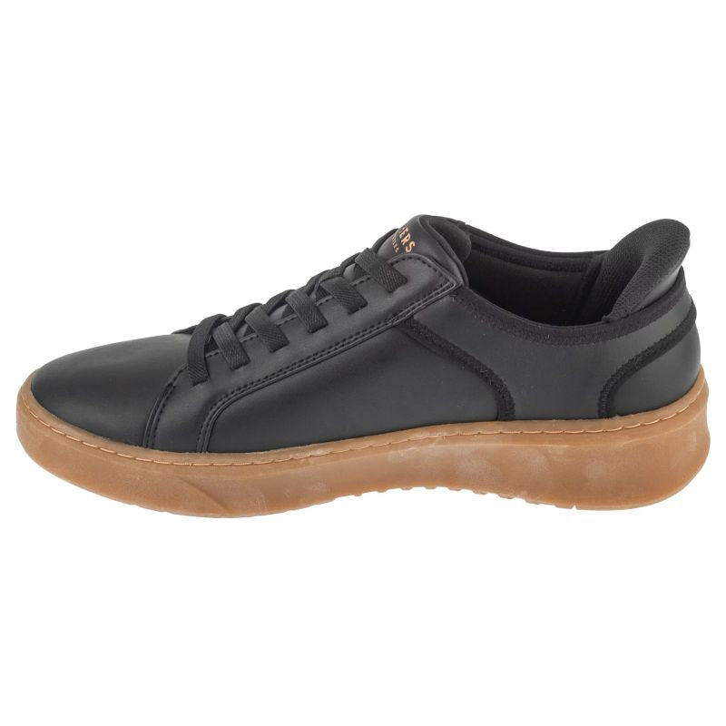 Skechers Slip-Ins: Court Break - Suit Sneaker Black fekete utcai cipő 183177-BKNT