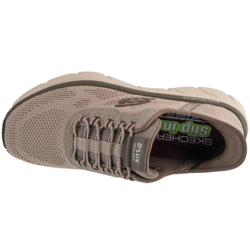 Skechers Slip-ins: D'Lux Walker 2.0 - Rezinate Beige Cipő 232446-TPE