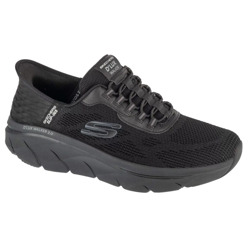 Skechers Slip-ins: D'Lux Walker 2.0 - Rezinate Black Cipő 232446-BBK