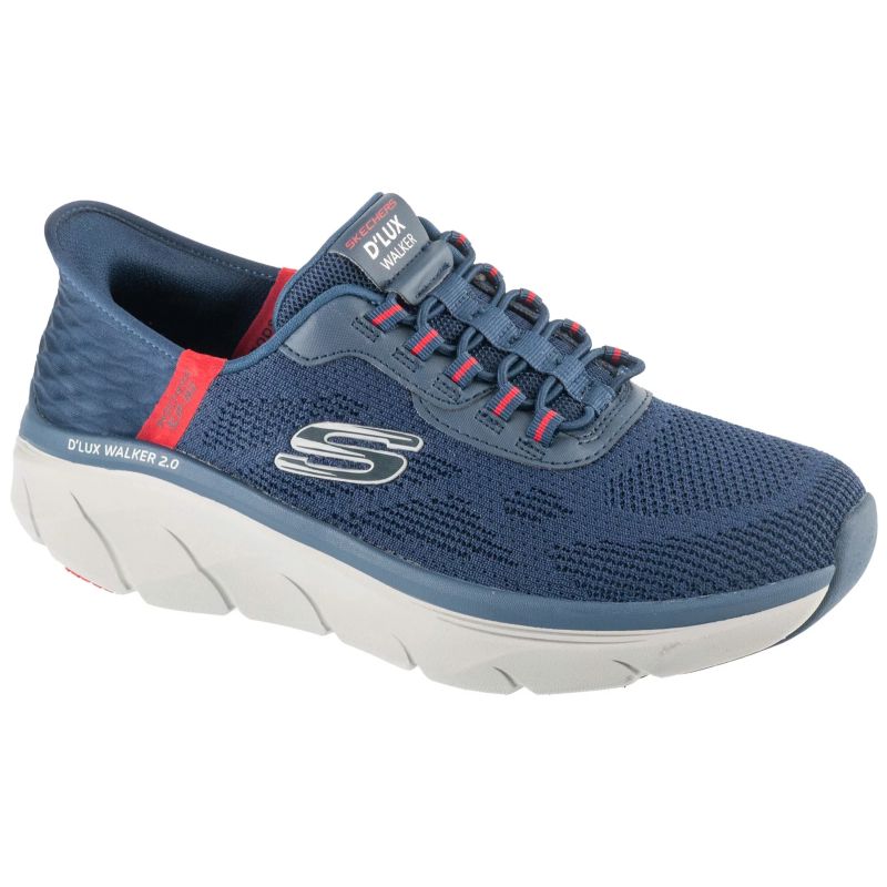 Skechers Slip-ins: D'Lux Walker 2.0 - Rezinate Navy Blue Cipő férfi 232446-NVRD