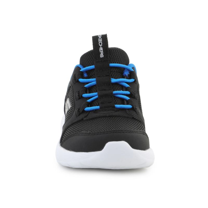 Skechers Slip-Ins Dyna-Lite-Turbo - Brisk Buddies Black Royal fekete gyerek cipő 403904N‑BKRY