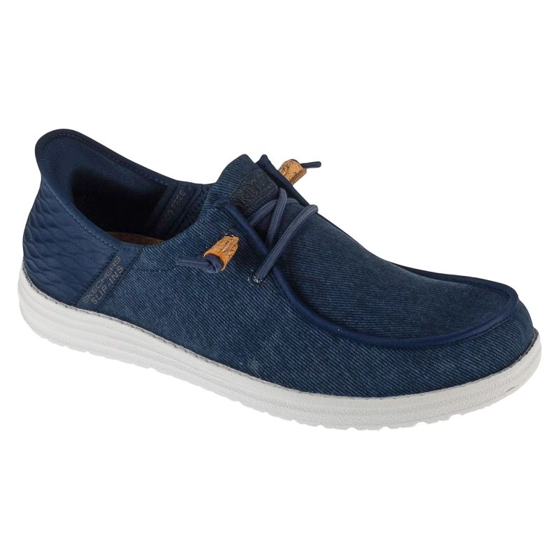 Skechers Slip-Ins: Melson - Coronado Navy Blue, Size sötétkék utcai cipő 210952-NVY