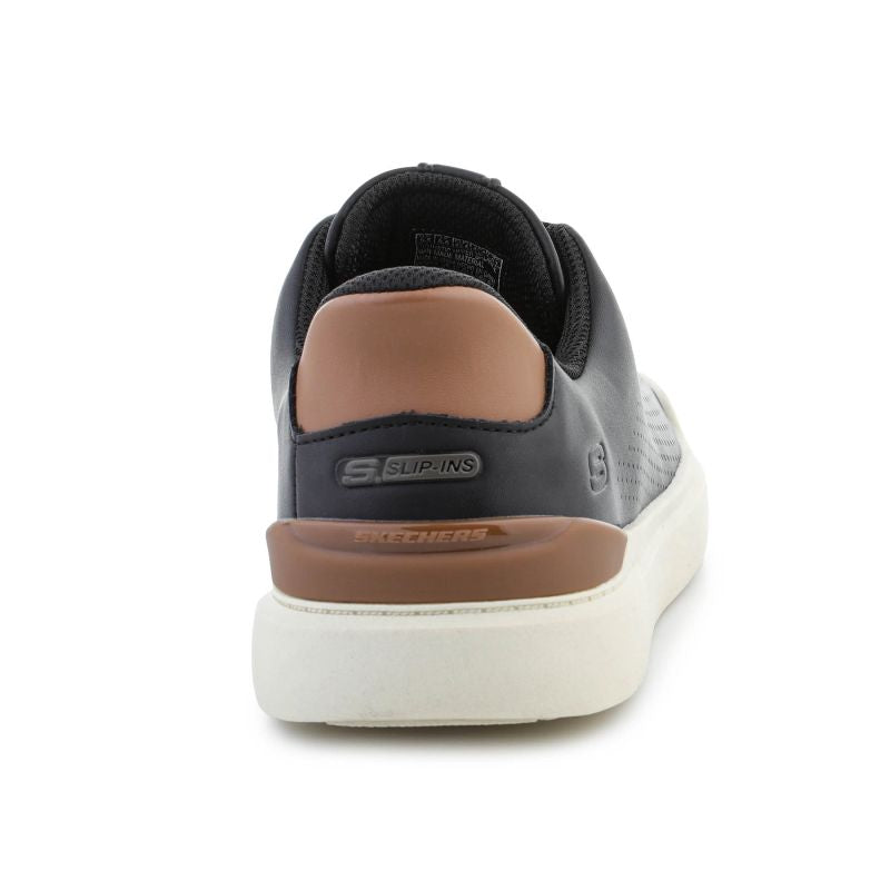 Skechers Slip-ins: Owen - Connell Black Cipő férfi 205625-BLK