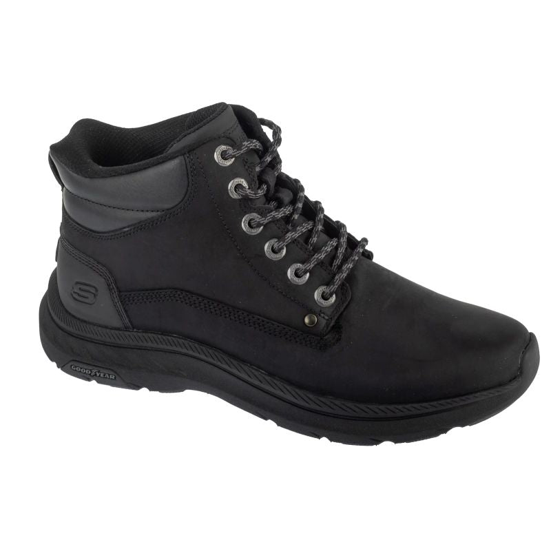 Skechers Slip-Ins: Pollard – Waylon Black, Size fekete utcai cipő 205333-BBK