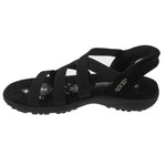 Skechers Slip-Ins Reggae Slim - Fekete Könnyű Utcai Cipő 163460-BBK