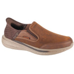 Skechers Slip-Ins Slade Férfi Belebújós Cipő - Barna 205237-CDB