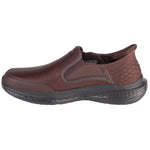 Skechers Slip-Ins Slade Férfi Cipő - Barna 205237-RDBR