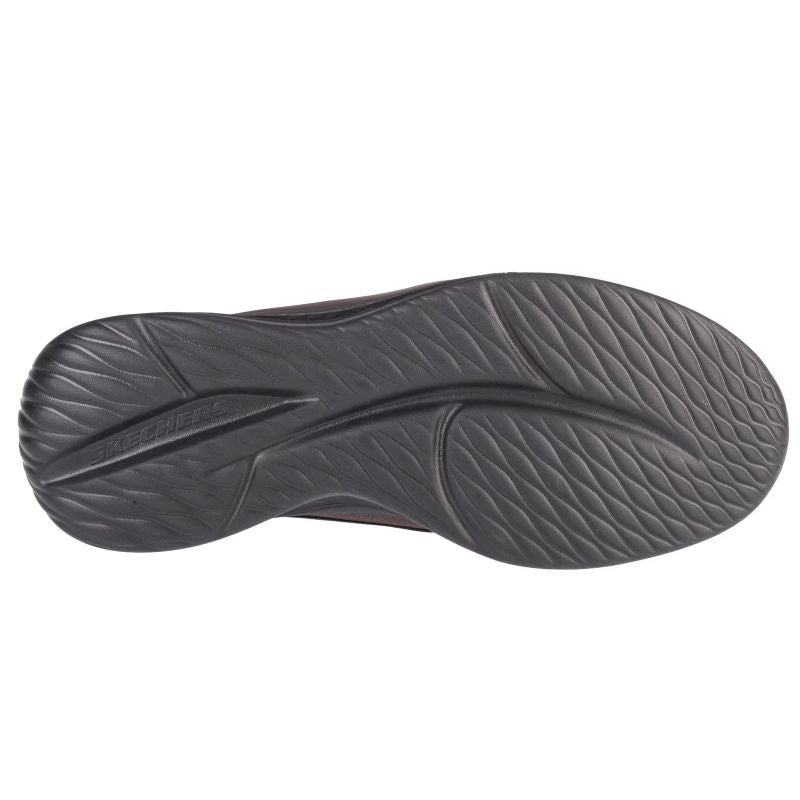 Skechers Slip-Ins Slade Férfi Cipő - Barna 205237-RDBR