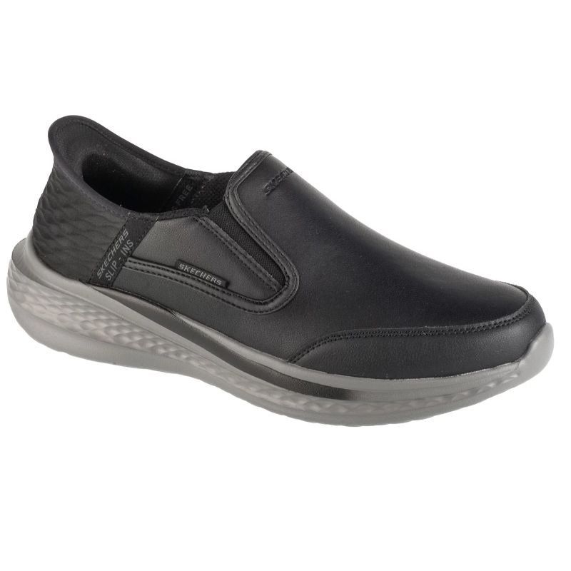 Skechers Slip-Ins Slade Férfi Utcai Cipő - Fekete 205237-BLK