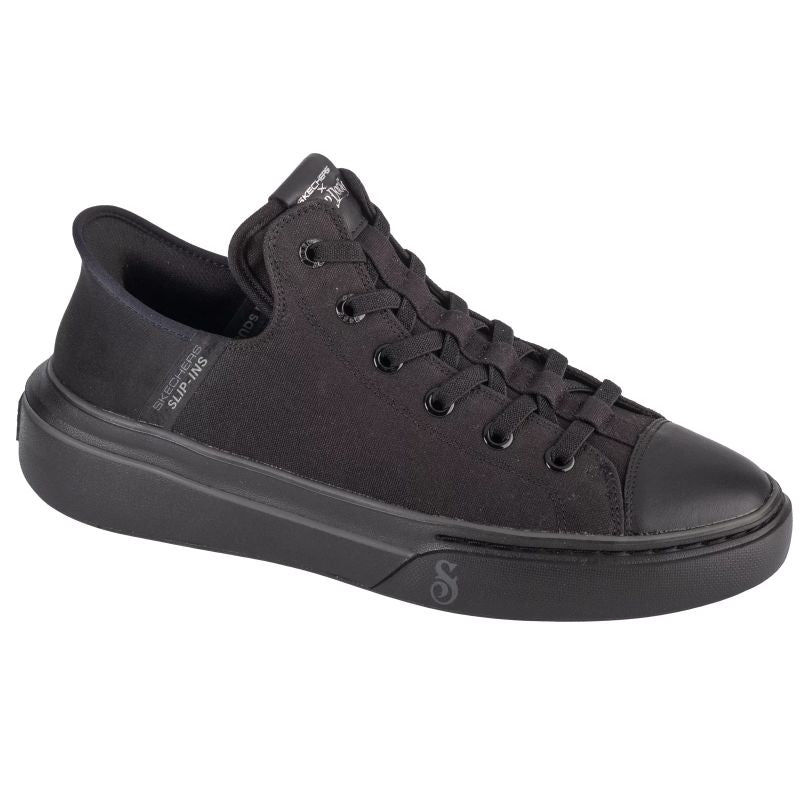 Skechers Slip-Ins Snoop One - Boss Life Canvas Black Cipő férfi 251026-BBK