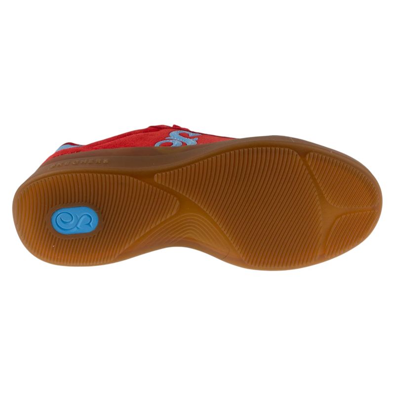 Skechers Slip-Ins Suede Snoop Cupsole Sneaker Red piros utcai cipő 186100-RDBL