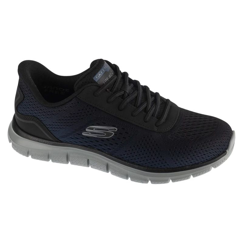 Skechers Slip-Ins: Track – Revno Navy Blue sötétkék utcai cipő 233038-NVBK
