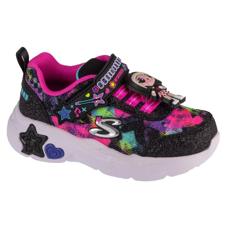 Skechers Snuggle Sneaks - Skech Squad Black gyerek 302214N-BKMT