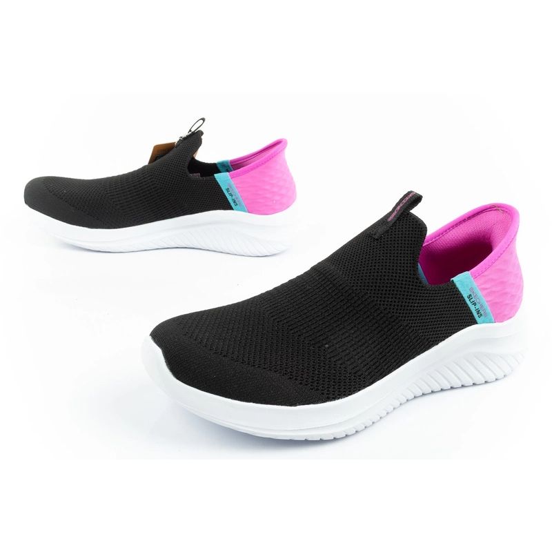 Skechers Ultra Flex Junior Sports SLIP-INS Cipő, gyerek 303800L/BKPK