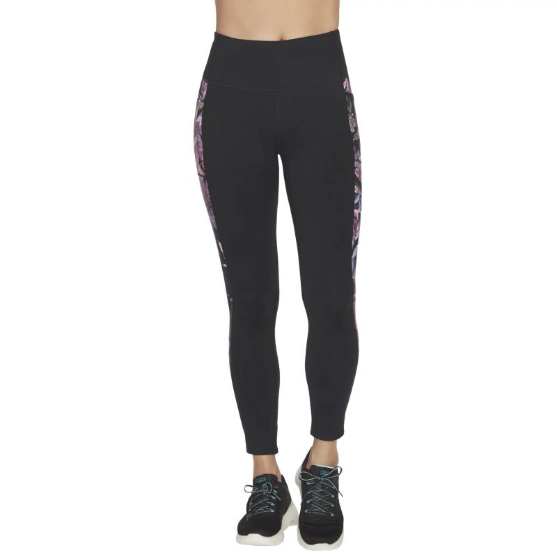 Skechers Ultraviolet High Waisted Full Length Black Leggings WLG249-BKPR