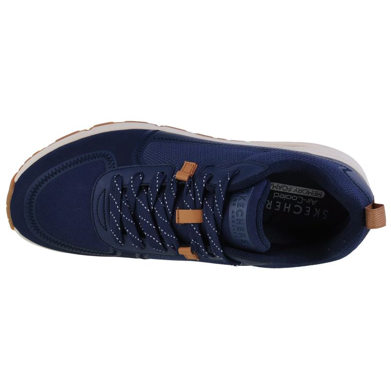 Skechers Uno-Layover Férfi Utcai Cipő - Tengerészkék 183010-NVY