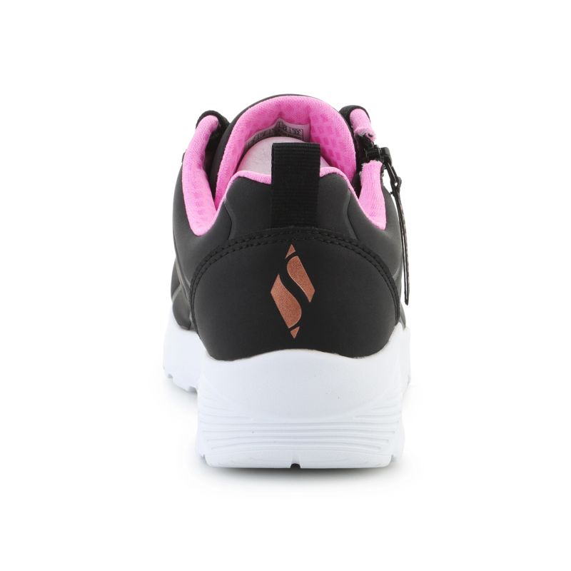 Skechers UNO LITE EASY ZIP 310387L-BKRG Black/Rose Gold arany gyerek utcai cipő