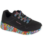 Skechers Uno Lite – Subtle Love Black, Size utcai cipő, fekete