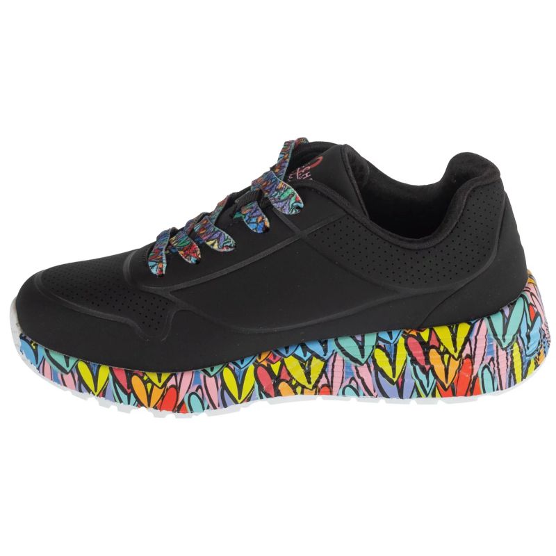 Skechers Uno Lite – Subtle Love Black, Size utcai cipő, fekete