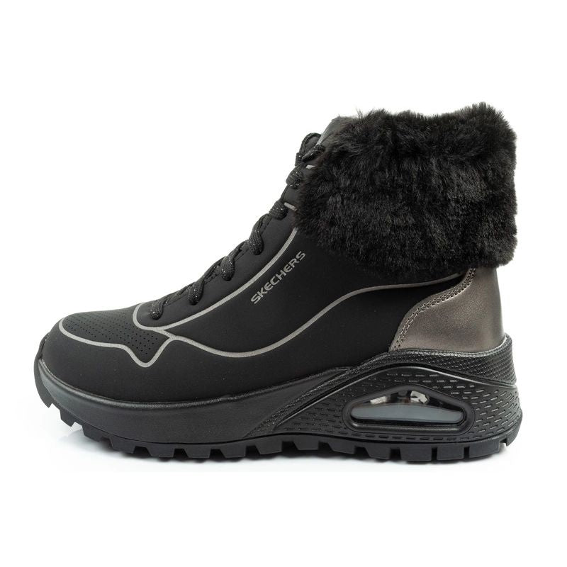 Skechers Uno Rugged women's sports insulated winter boots Cipő női 167993/BKPW