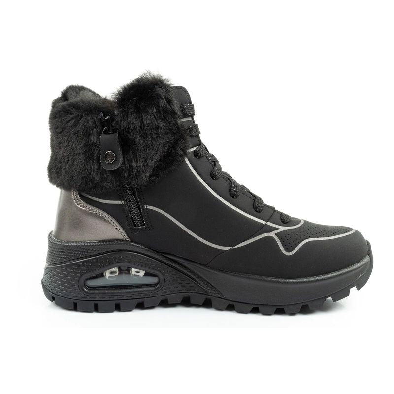 Skechers Uno Rugged women's sports insulated winter boots Cipő női 167993/BKPW