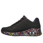 Skechers women's shoes UNO LOVING LOVE 155506 BBK női utcai cipő
