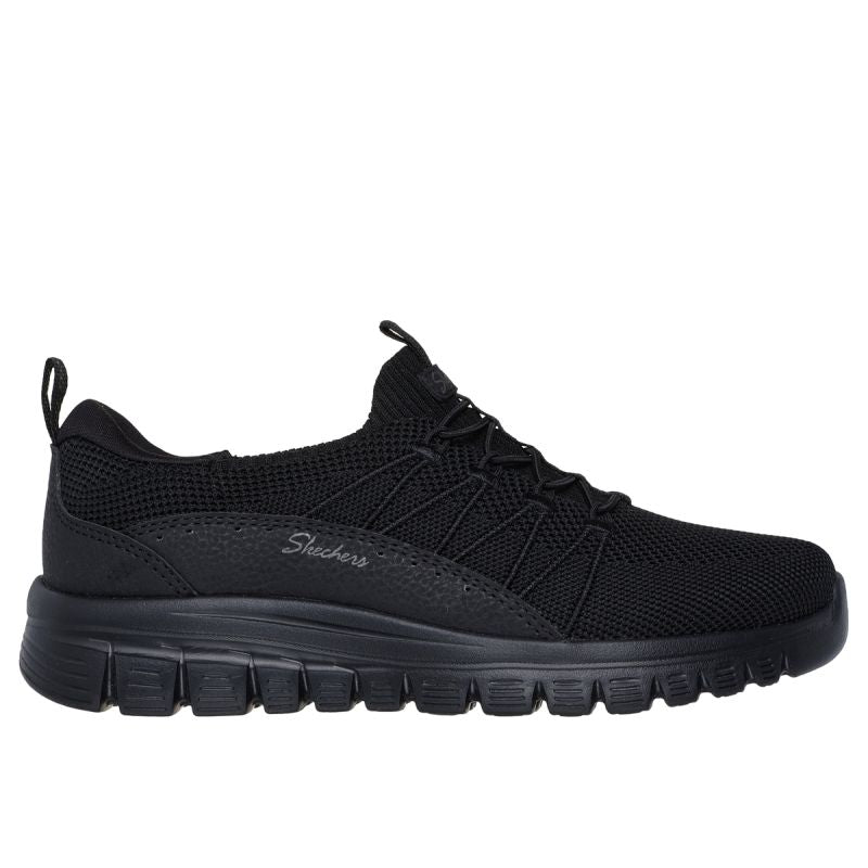 Skechers women's sneakers GACEFUL PICTURE PERFECT 100702 BBK fekete női utcai cipő