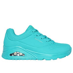 Skechers Women’s Uno Stand On Air Green Sneakers ( ) zöld utcai cipő 73690-TURQ