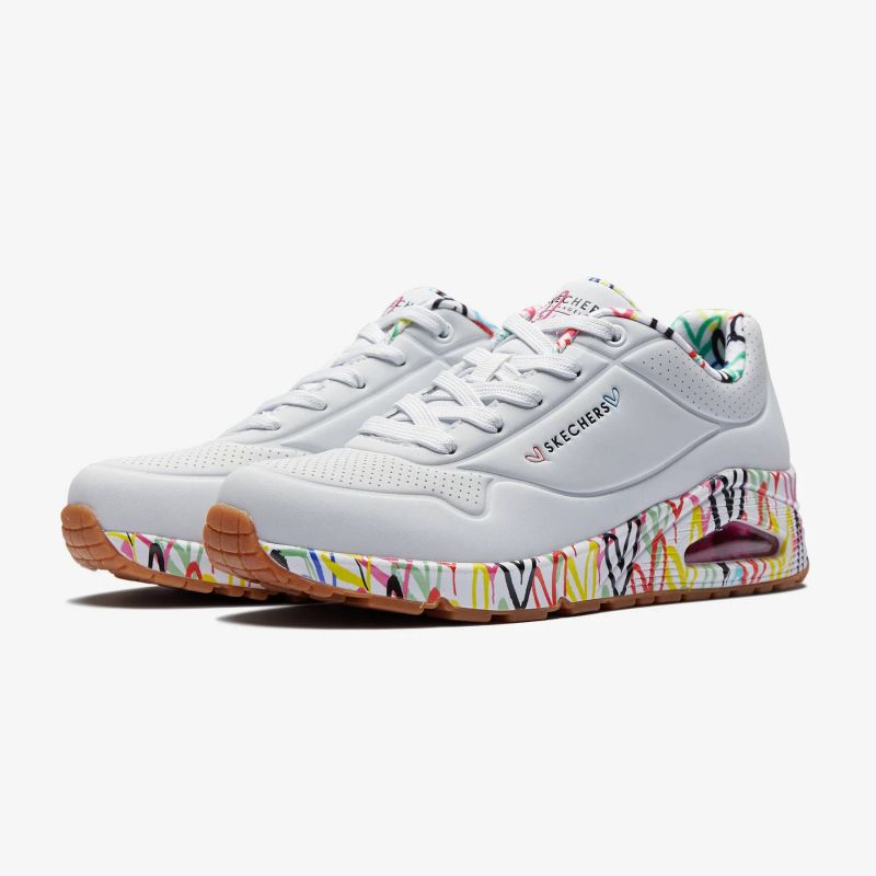 Skechers X Jgoldcrown Uno Loving Love W Utcai női 155506-WHT