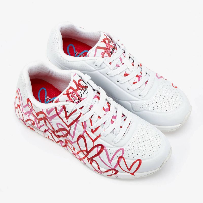 Skechers X Jgoldcrown Uno-Spread The Love W Utcai női 155507-WRPK