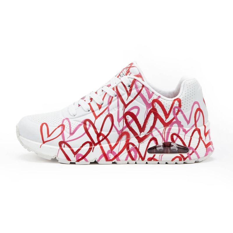 Skechers X Jgoldcrown Uno-Spread The Love W Utcai női 155507-WRPK